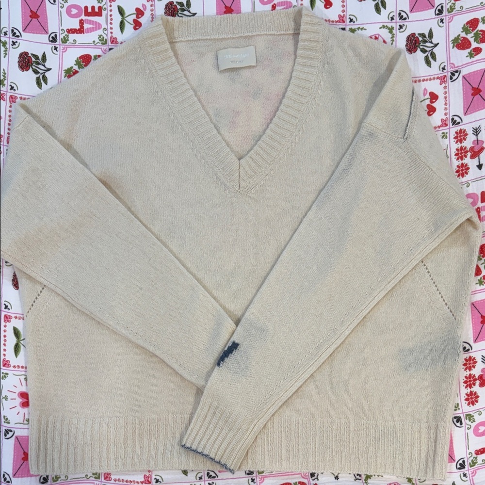 Zadig & Voltaire Beige V-Neck Knitwear